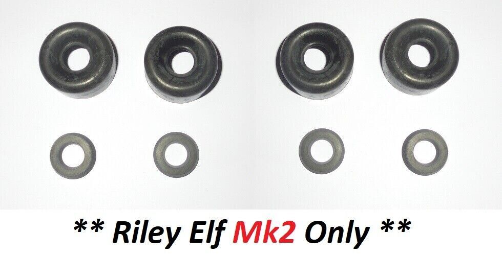 FRONT BRAKE WHEEL CYLINDER REPAIR SEALS KITS x4 (Riley Elf) (**Mk2 Only**) (**From 63- 67 Only**)